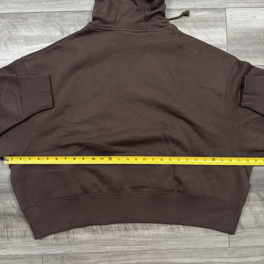 Nike Sportswear Phoenix Fleece Womens Oversized Hoodie HQ3024 LA Brown SMALL NEW - Picture 4 of 10